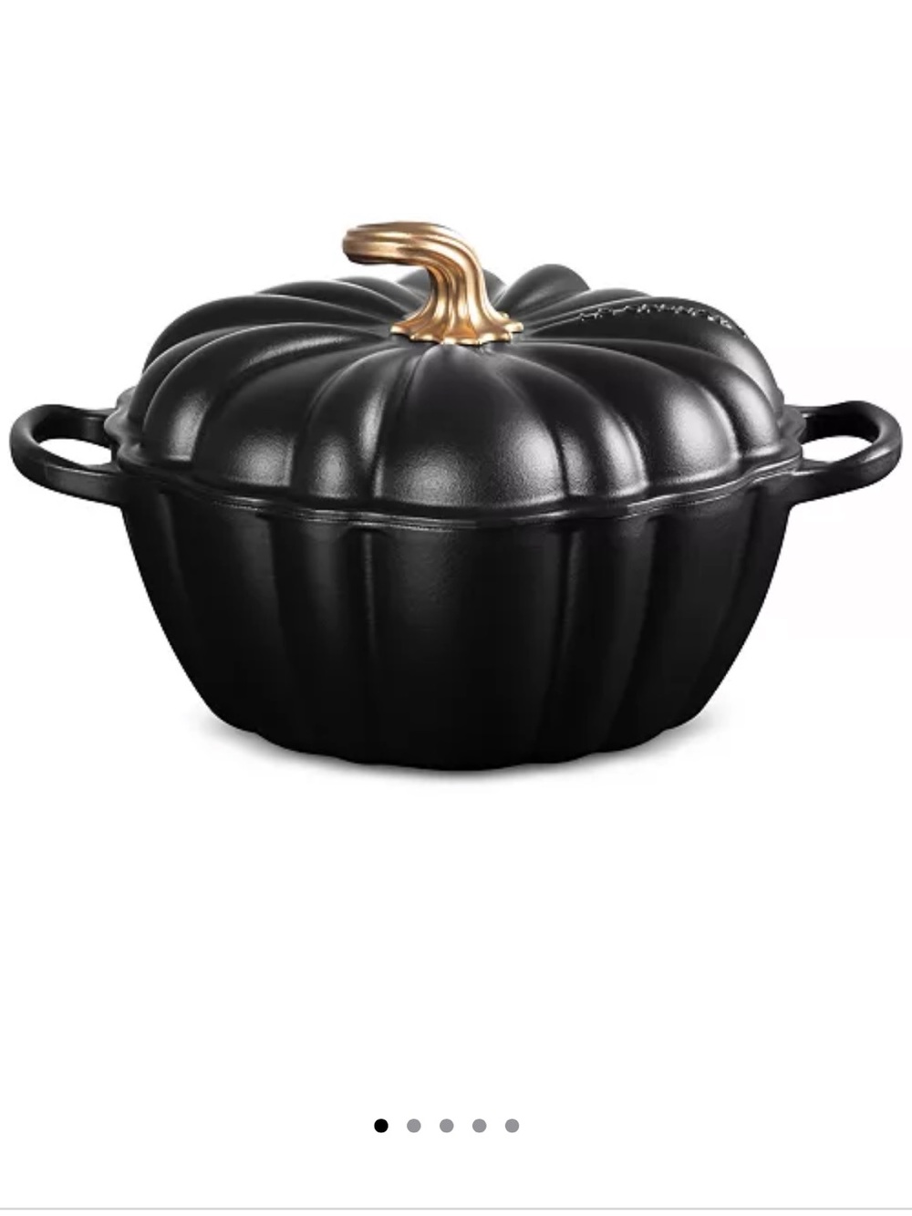 Le Creuset Enameled Cast Iron Signature 4 Qt. Pumpkin Dutch Oven with Lid